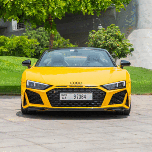 AUDI R8 Spyder Performance Convertible Luxury Car Rental in Dubai